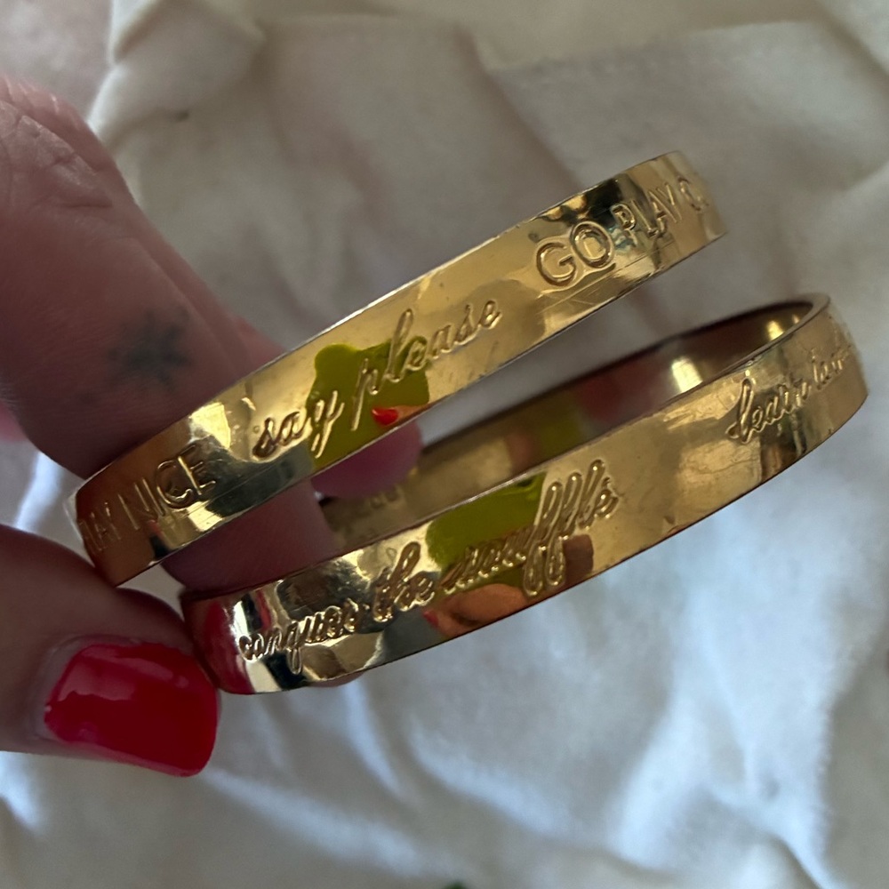 Kate Spade Gold Bracelets